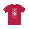I Make My Own Magick Short Sleeve Tee - I Make My Own Magick. Bring inspiration and empowerment to your wardrobe with this I Make My Own Magick t-shirt in red color or give it as a fun gift. From merkabasolshop.com