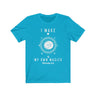 I Make My Own Magick Short Sleeve Tee - I Make My Own Magick. Bring inspiration and empowerment to your wardrobe with this I Make My Own Magick t-shirt in turquoise color or give it as a fun gift. From merkabasolshop.com