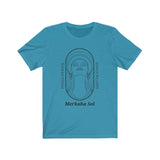 Inhale Courage Short Sleeve Tee - Inhale Courage Exhale Bullshit. Bring inspiration and empowerment to your wardrobe with this Inhale Courage t-shirt in aqua color or give it as a fun gift. From merkabasolshop.com