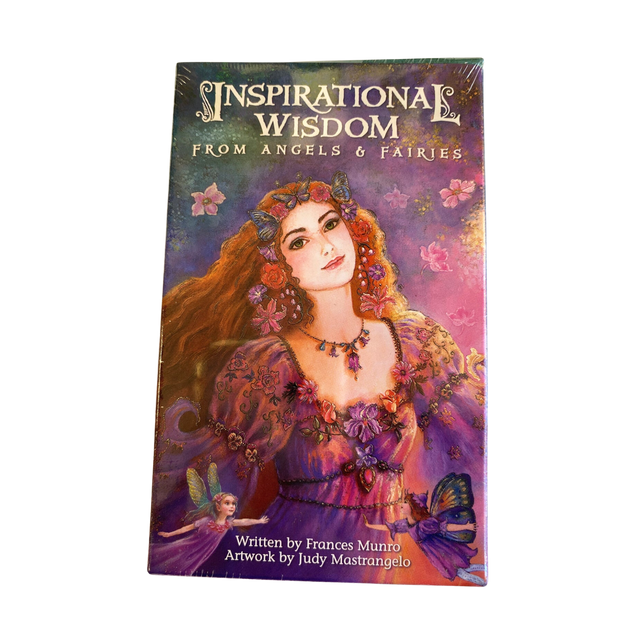 Inspirational Wisdom Oracle from Angels & Fairies - Inspirational Wisdom Oracle from Angels & Fairies deck front cover