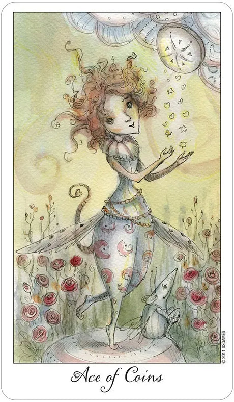 Joie de Vivre Tarot - Ace of Coins