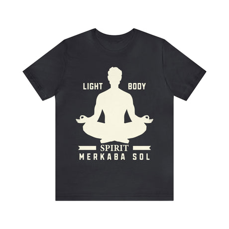 Light Body Spirit Merkaba Sol Short Sleeve Tee - 