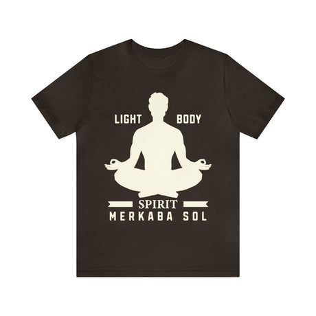 Light Body Spirit Merkaba Sol Short Sleeve Tee - 