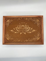 Lotus Laser Engraved Box - 
