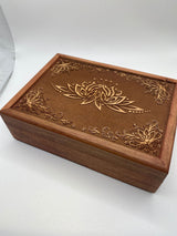 Lotus Laser Engraved Box - 