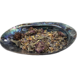 Luck Herb Mix Bag - Dried mixed herbs called Luck Herb Mix placed on a colorful shell bowl