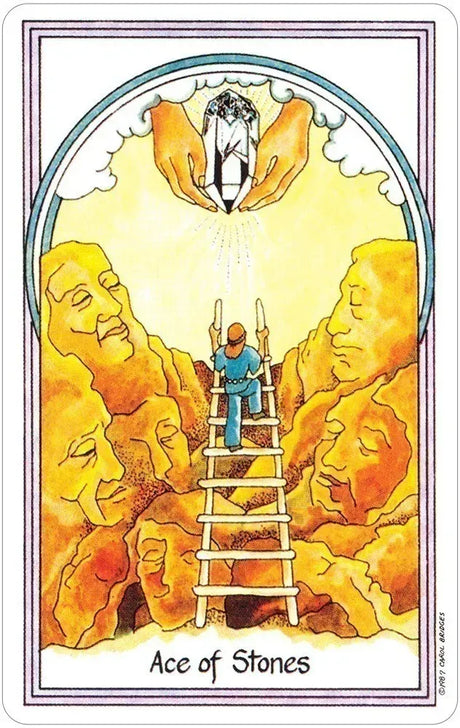 Medicine Woman Tarot - Ace of Stones