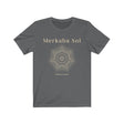 Mandala Short Sleeve Tee - The mandala the energy of the cosmos. Bring inspiration and empowerment to your wardrobe with this Mandala t-shirt in asphalt color or give it as a fun gift. From merkabasolshop.com
