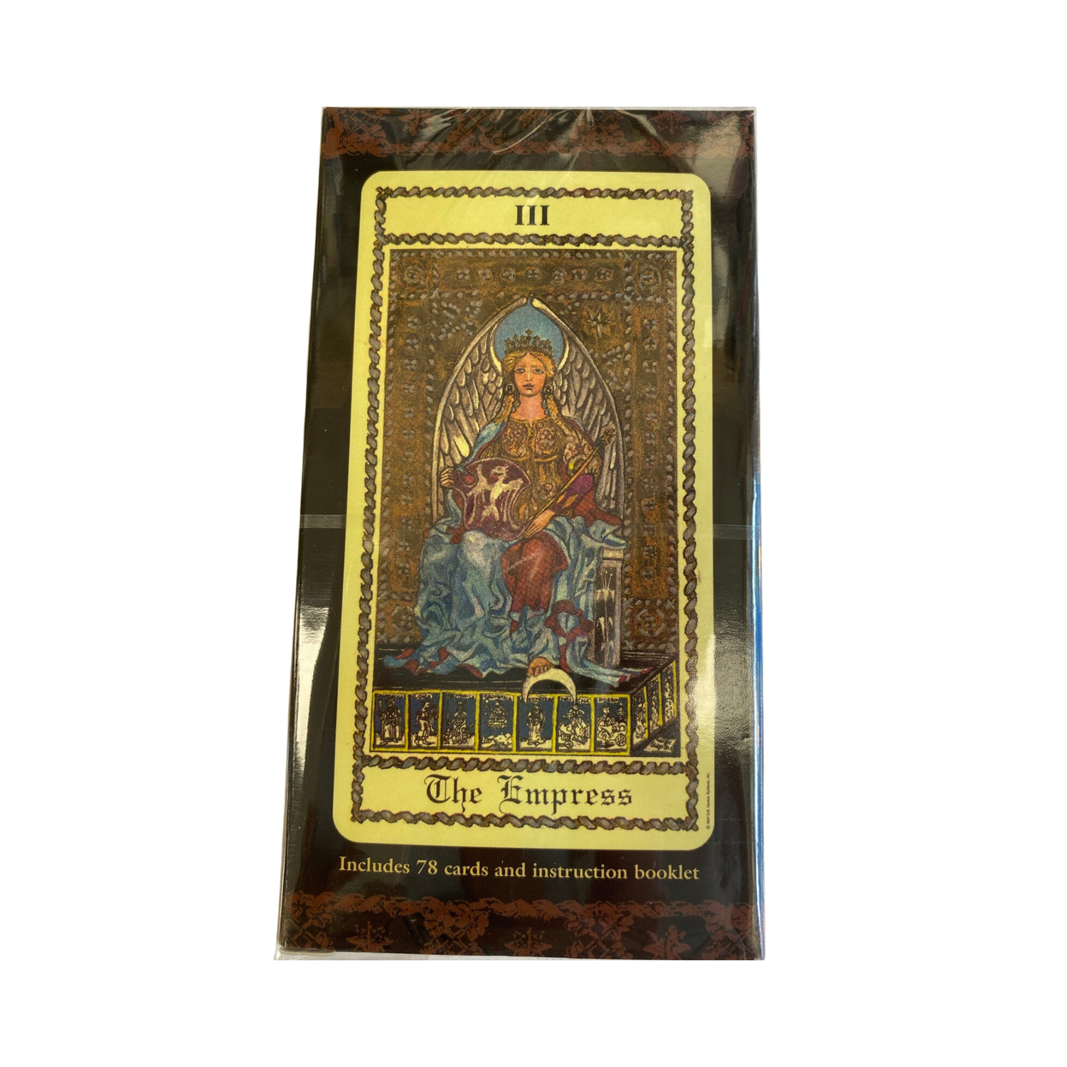 Medieval Scapini Tarot - Medieval Scapini Tarot deck back cover