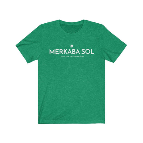 Merkaba Sol with Moon Short Sleeve Tee - Merkaba Sol with Moon. Bring inspiration and empowerment to your wardrobe with this Merkaba Sol with moon t-shirt in kelly green color or give it as a fun gift. From merkabasolshop.com