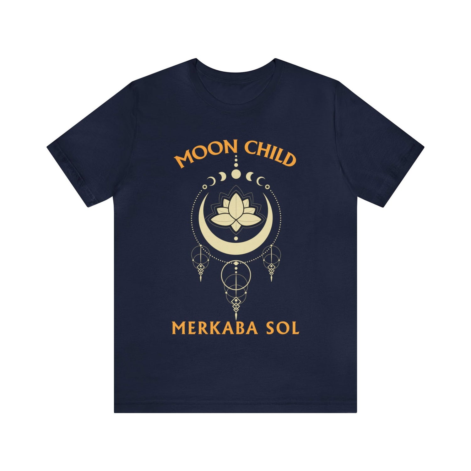 Moon Child Lotus Short Sleeve Tee - 
