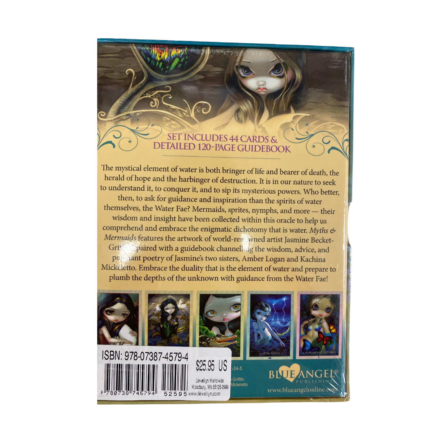 Myths and Mermaids Oracle - Myths and Mermaids Oracle deck back cover