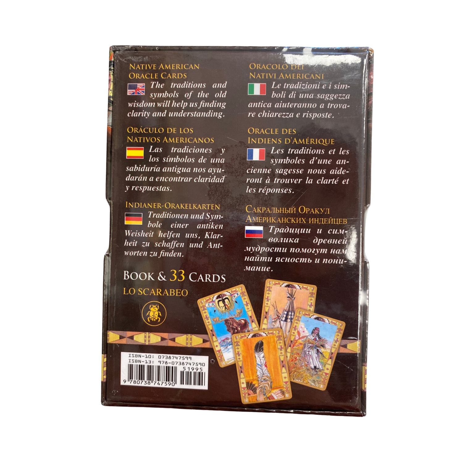 Native American Oracle - Native American Oracle deck back cover