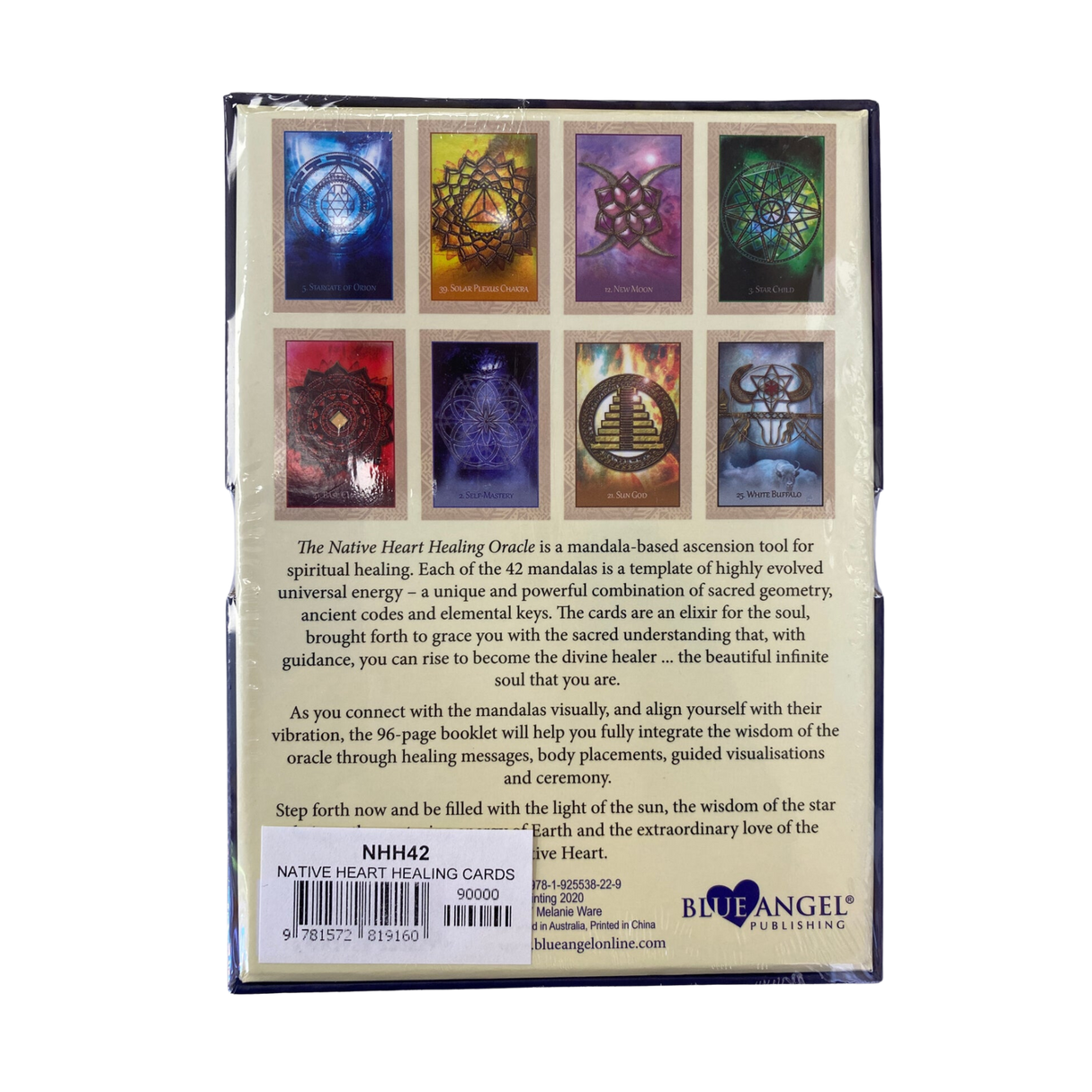 Native Heart Healing Oracle - Native Heart Healing Oracle deck back cover