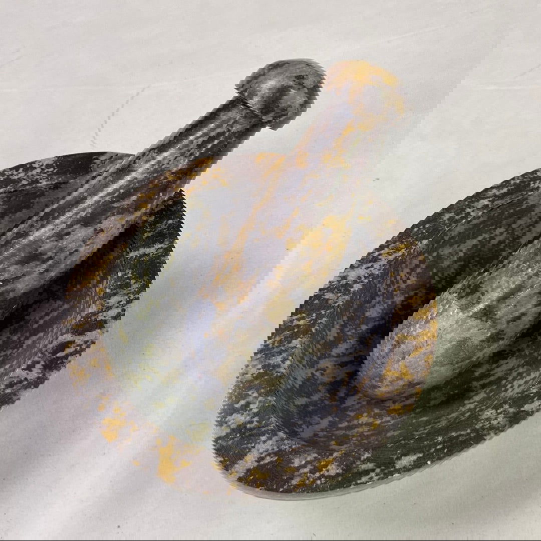 Natural Soapstone Mortar & Pestle - 