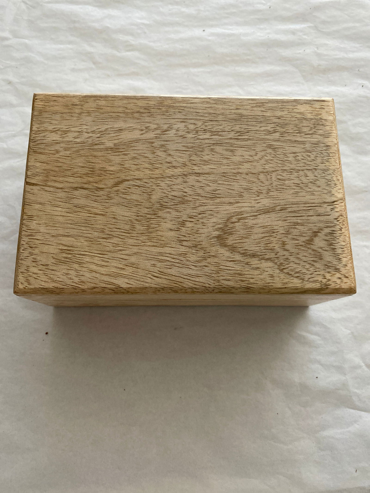 Natural Wood Box - 