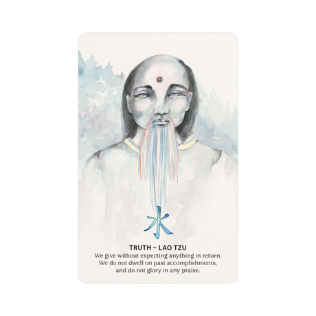 Nature Quest Oracle - Nature Quest Oracle Card Truth - Lao Tzu
