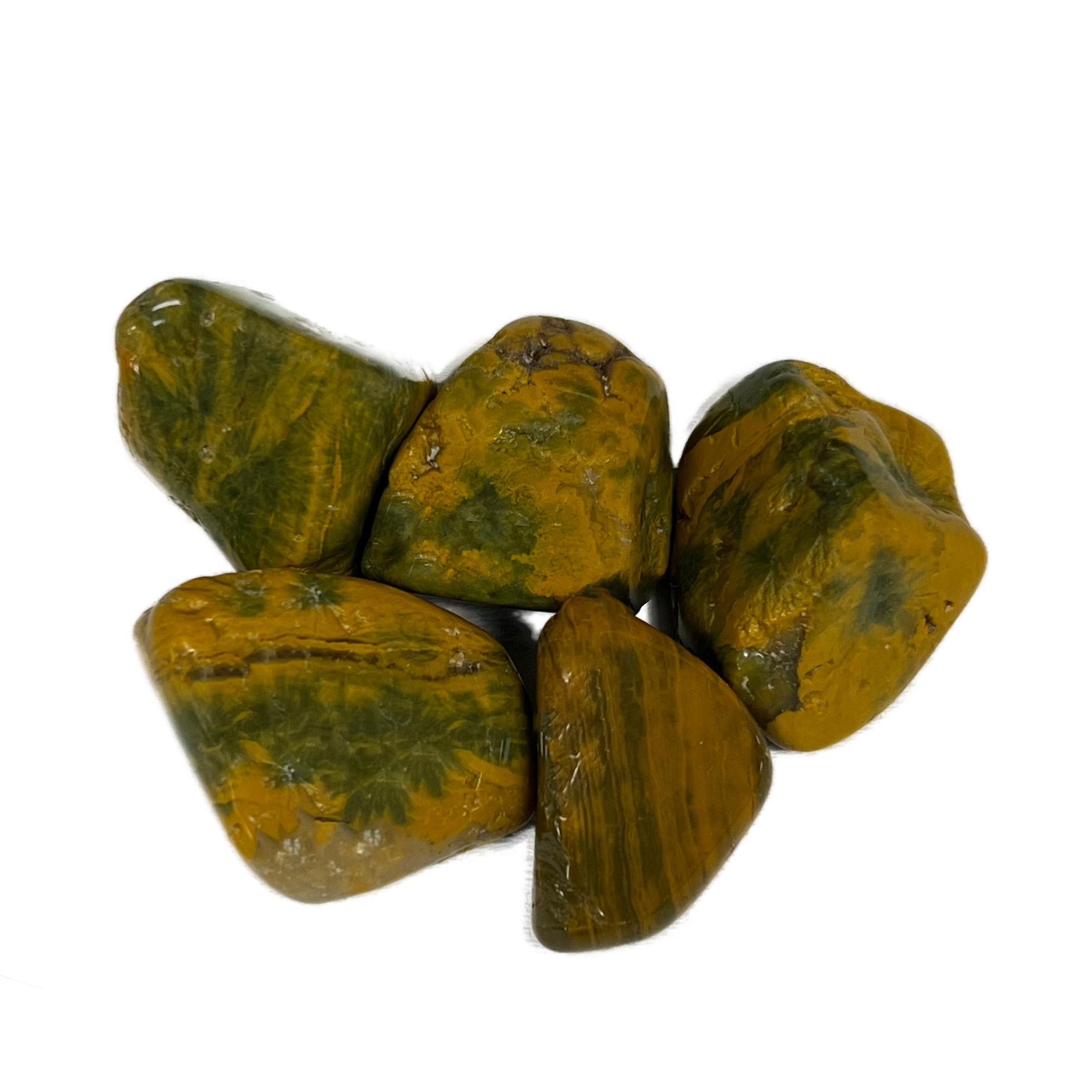 Yellow green mix stone 