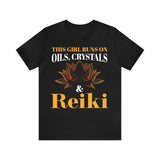 Oils, Crystal & Reiki Short Sleeve Tee - 