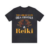 Oils, Crystal & Reiki Short Sleeve Tee - 