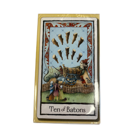Old English Tarot - Old English Tarot deck back cover