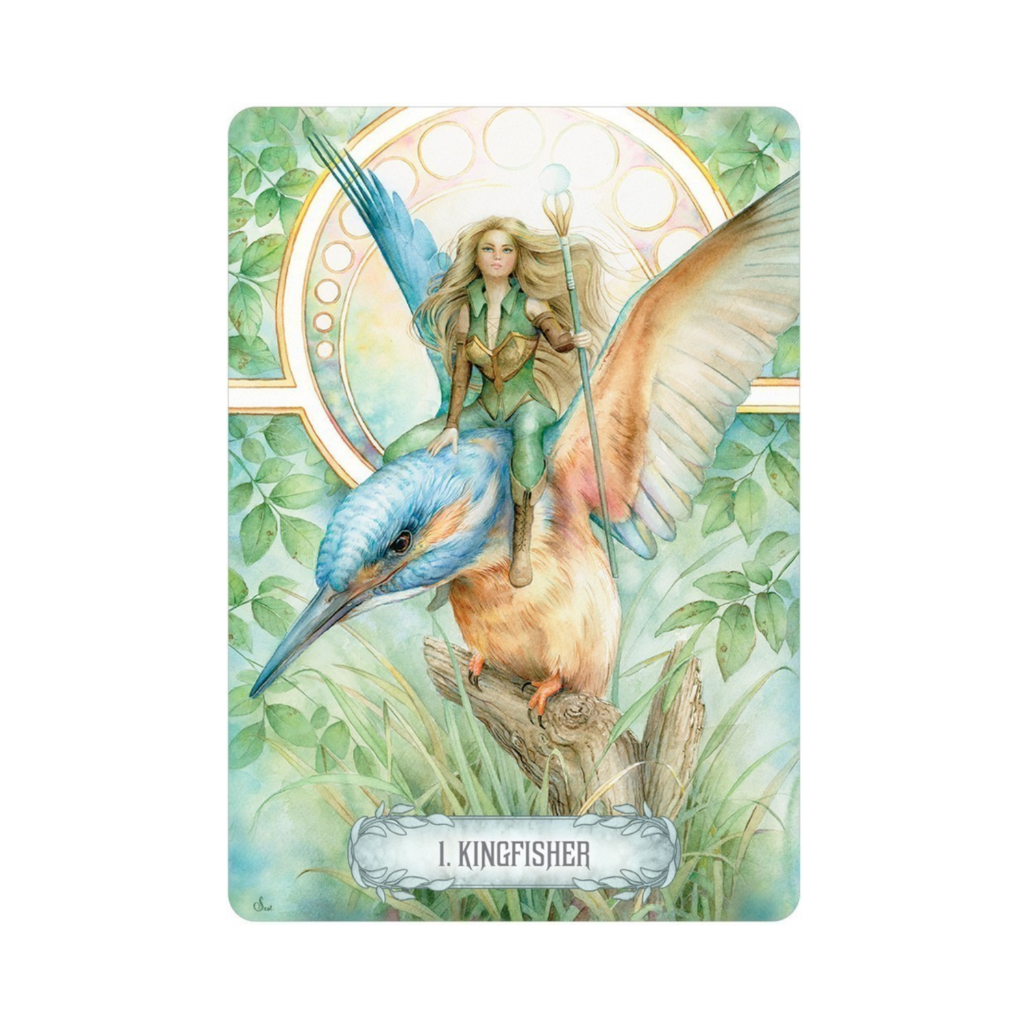 Oracle of Light & Dreams - Oracle of Light & Dreams card 1 Kingfisher