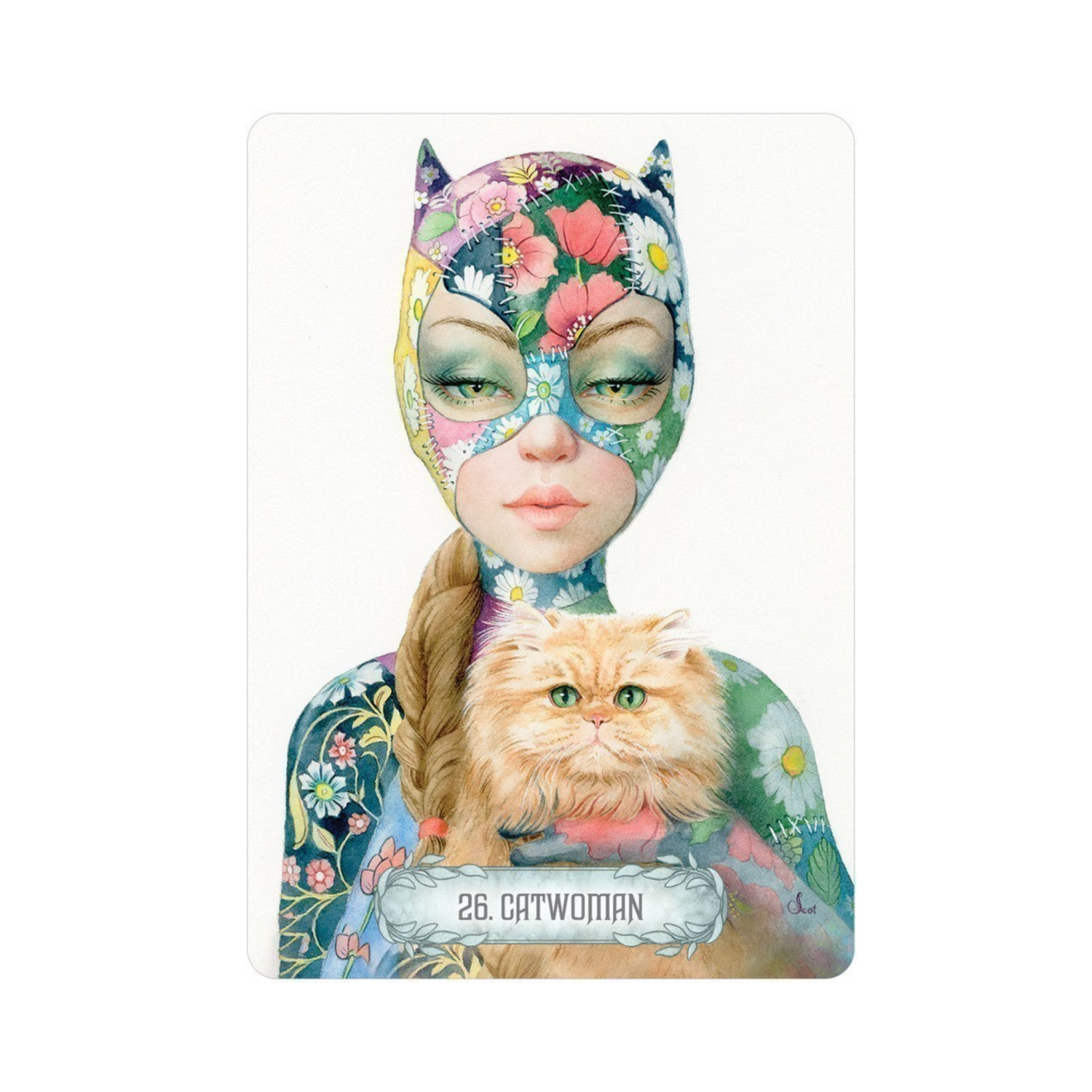 Oracle of Light & Dreams - Oracle of Light & Dreams card 26 Catwoman