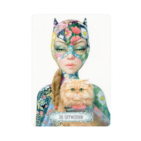 Oracle of Light & Dreams - Oracle of Light & Dreams card 26 Catwoman