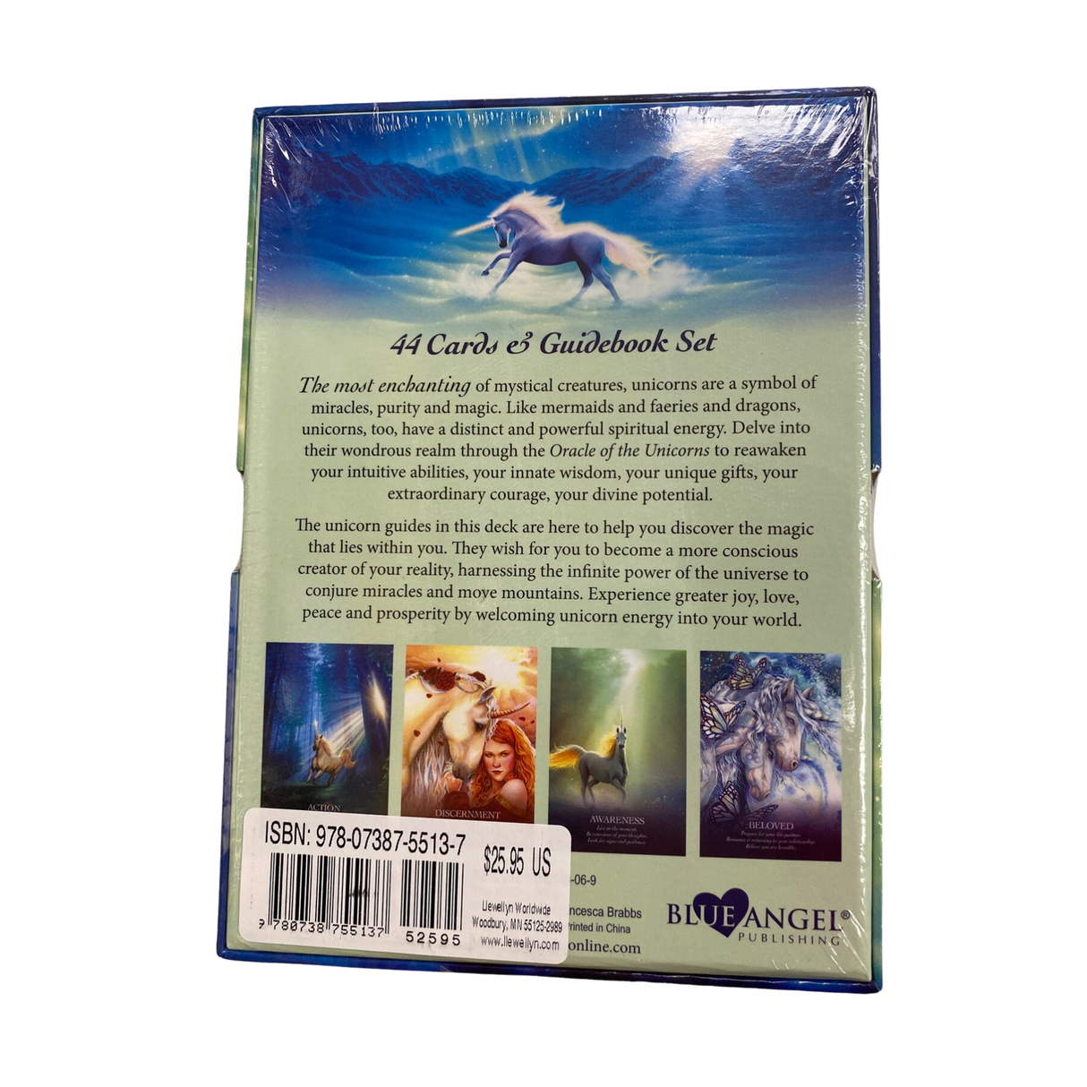 Oracle of the Unicorns Deck - Oracle of the Unicorns Deck back cover