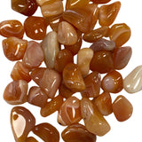 Orange Banded Agate Tumbled