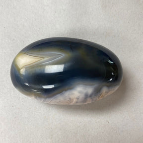 Orca Agate Palm Stone - 