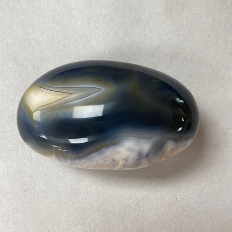 Orca Agate Palm Stone - 