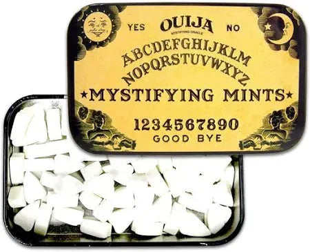 Ouija Board Mystifying Mints Candy Tin white Mints 