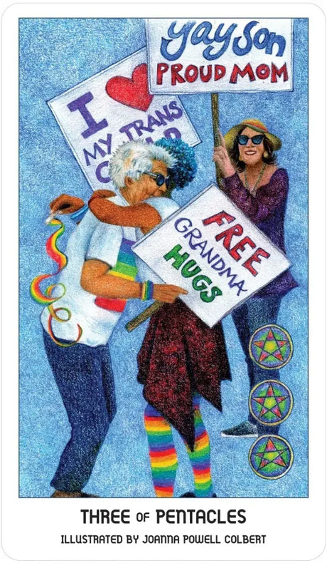 Pride Tarot - 3 of Pentacles