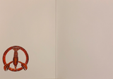 Peace Love Lobster Greeting Cards - blank card with lobster peace sign 