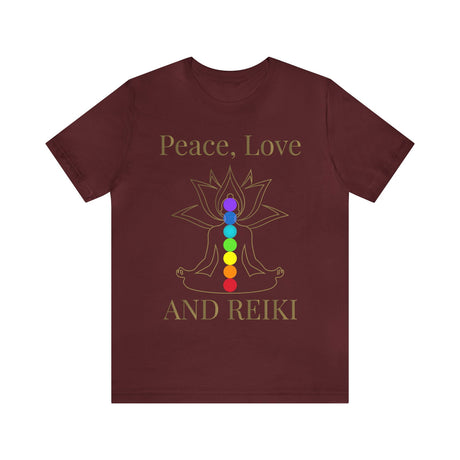Peace, Love & Reiki Short Sleeve Tee - 