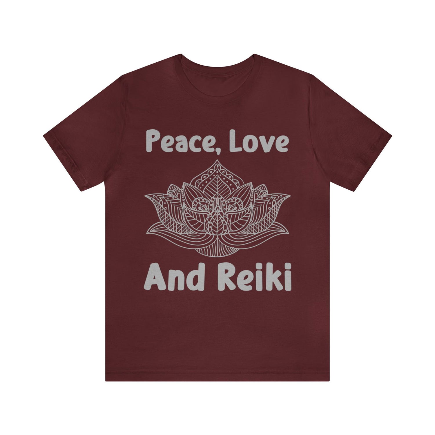 Peace, Love and Reiki Lotus Short Sleeve Tee - 