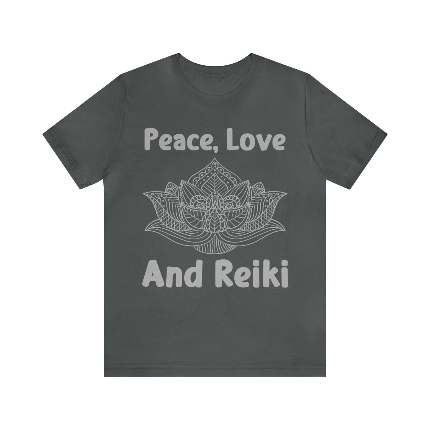 Peace, Love and Reiki Lotus Short Sleeve Tee - 