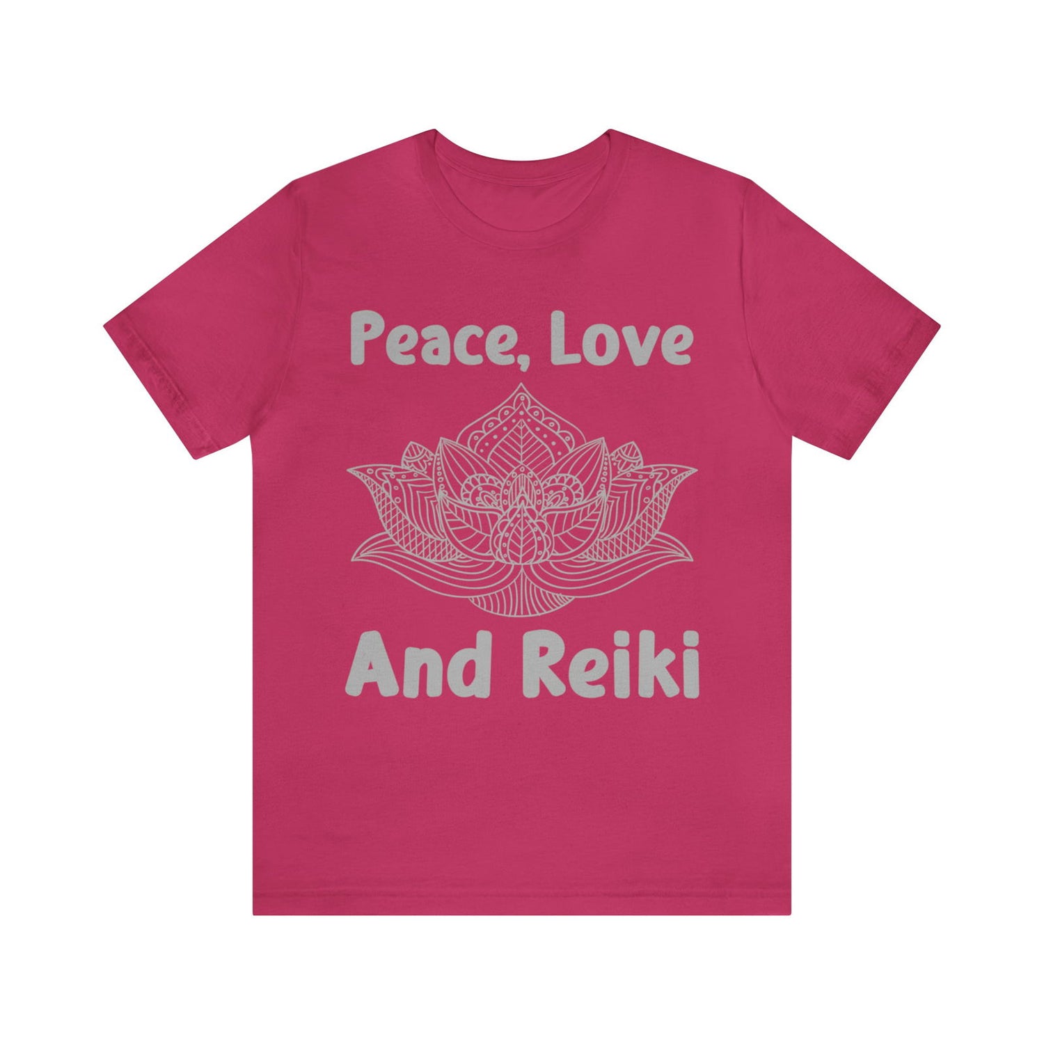 Peace, Love and Reiki Lotus Short Sleeve Tee - 