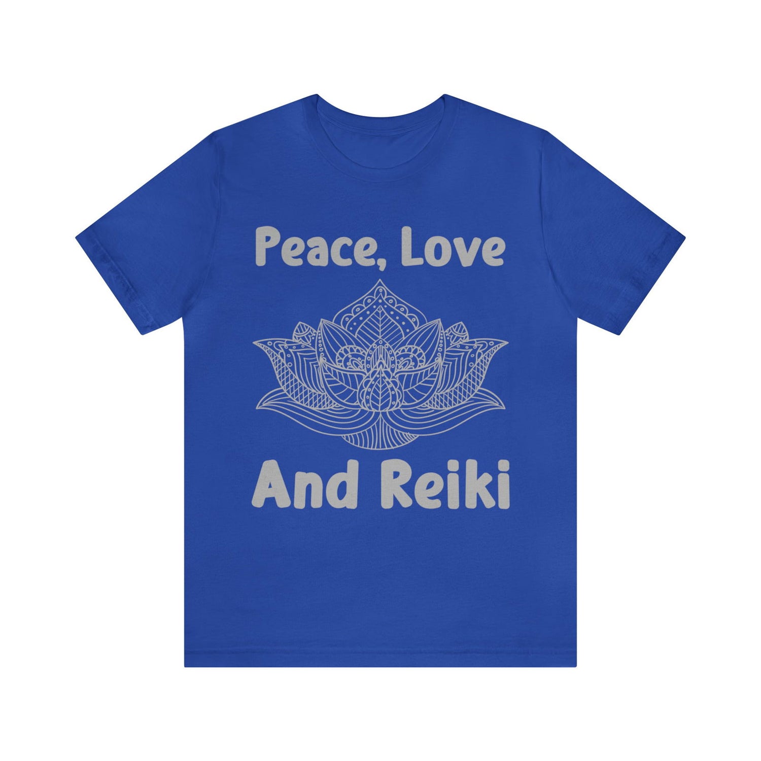 Peace, Love and Reiki Lotus Short Sleeve Tee - 