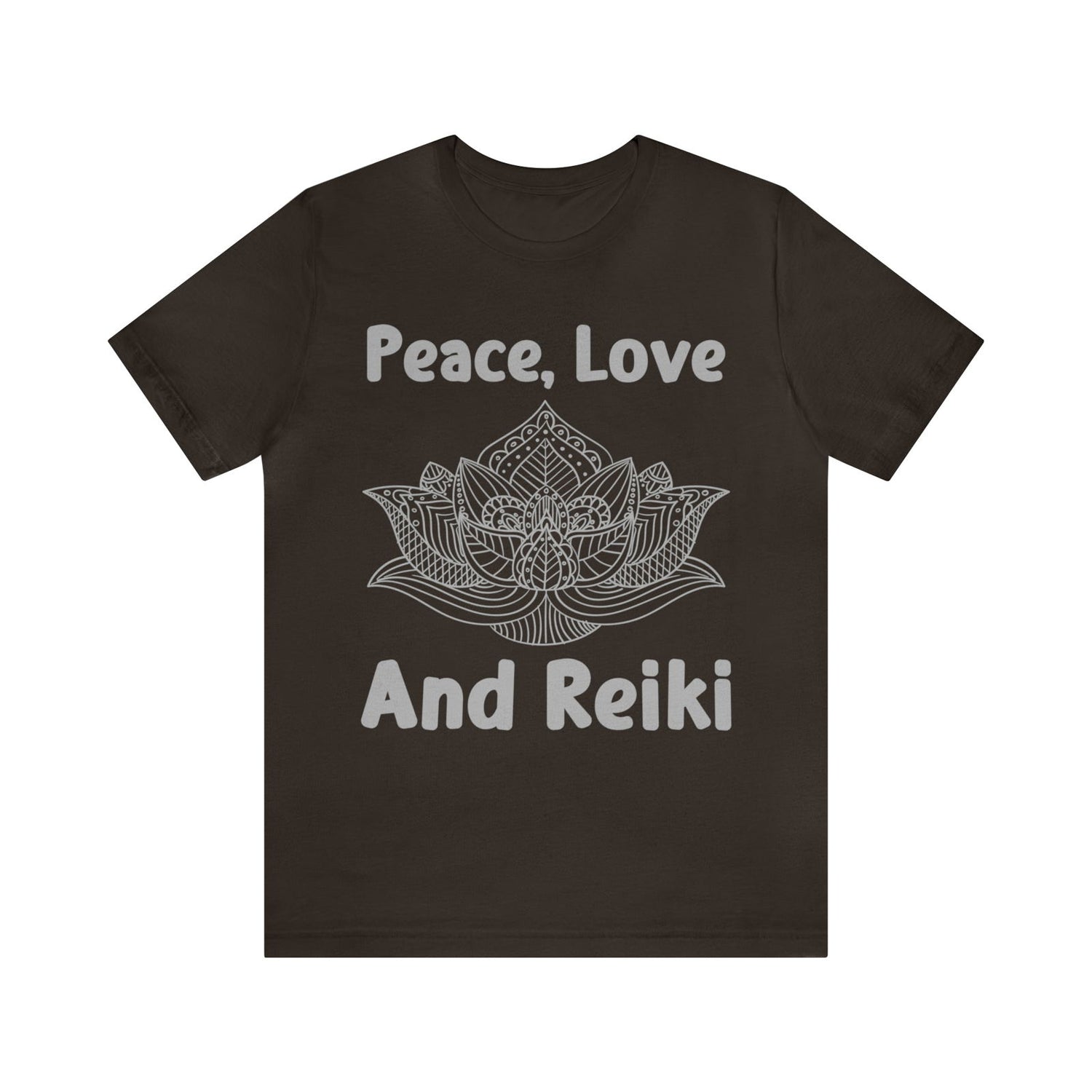 Peace, Love and Reiki Lotus Short Sleeve Tee - 