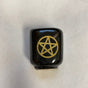 Pentacle Black Ritual Candle Holder - 