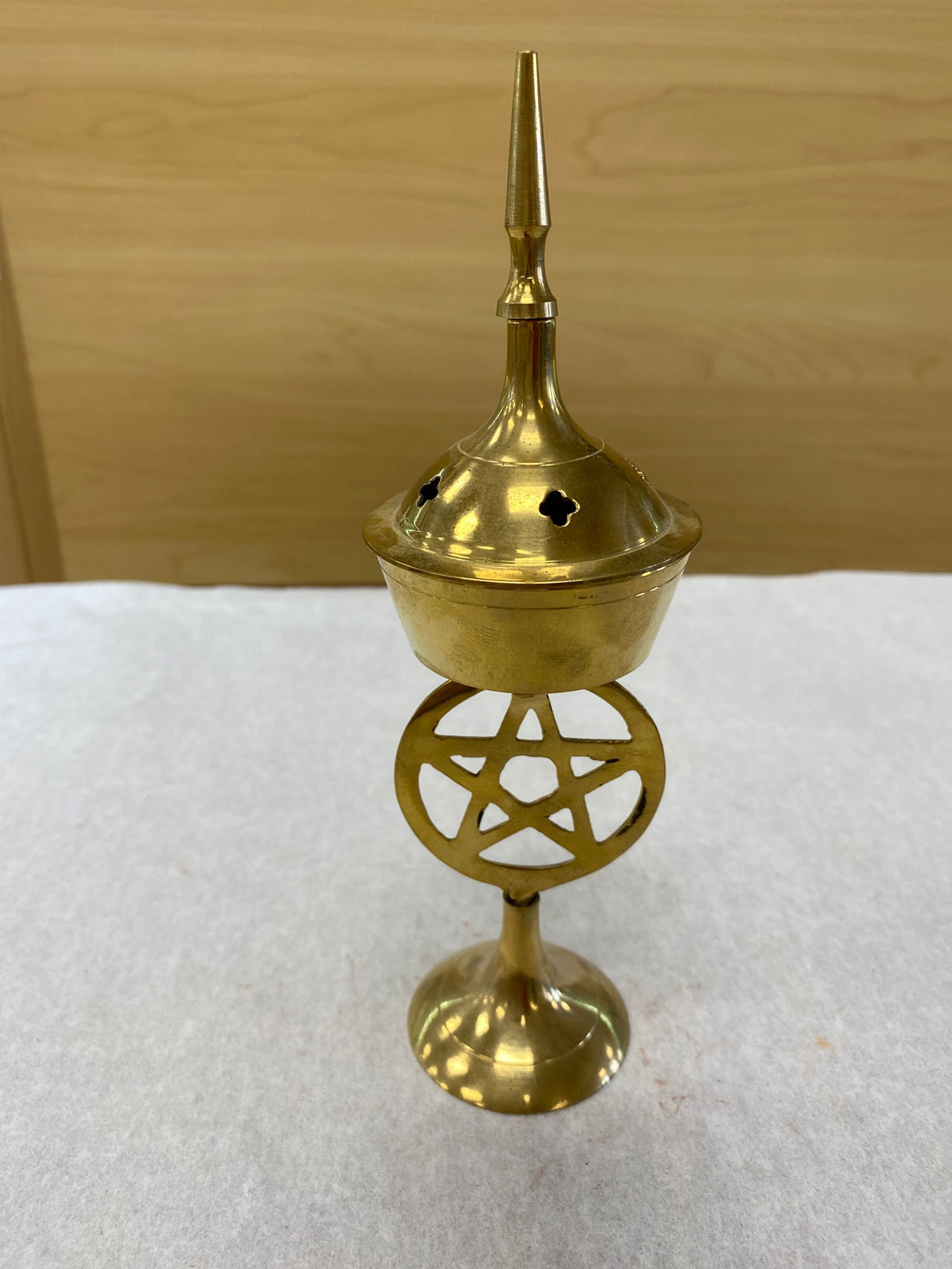 Pentacle Charcoal Resin Incense Burner - 