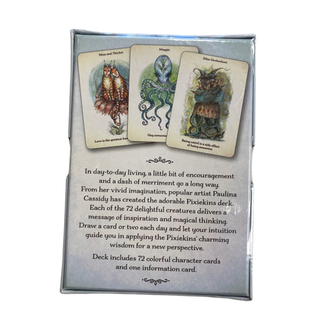 Pixiekins A Daily Inspiration Oracle - Pixiekins A Daily Inspiration Oracle deck back cover