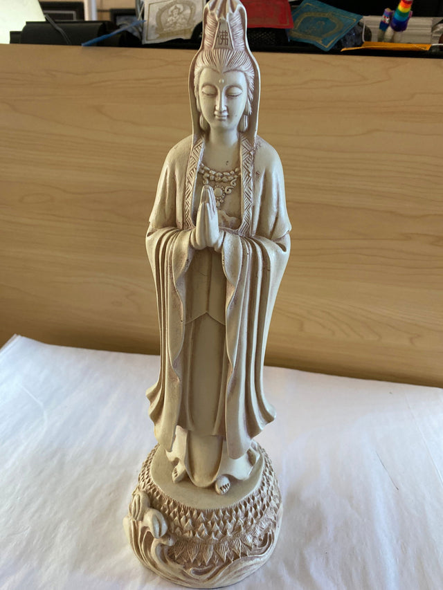 Praying Kwan Yin Statue - 