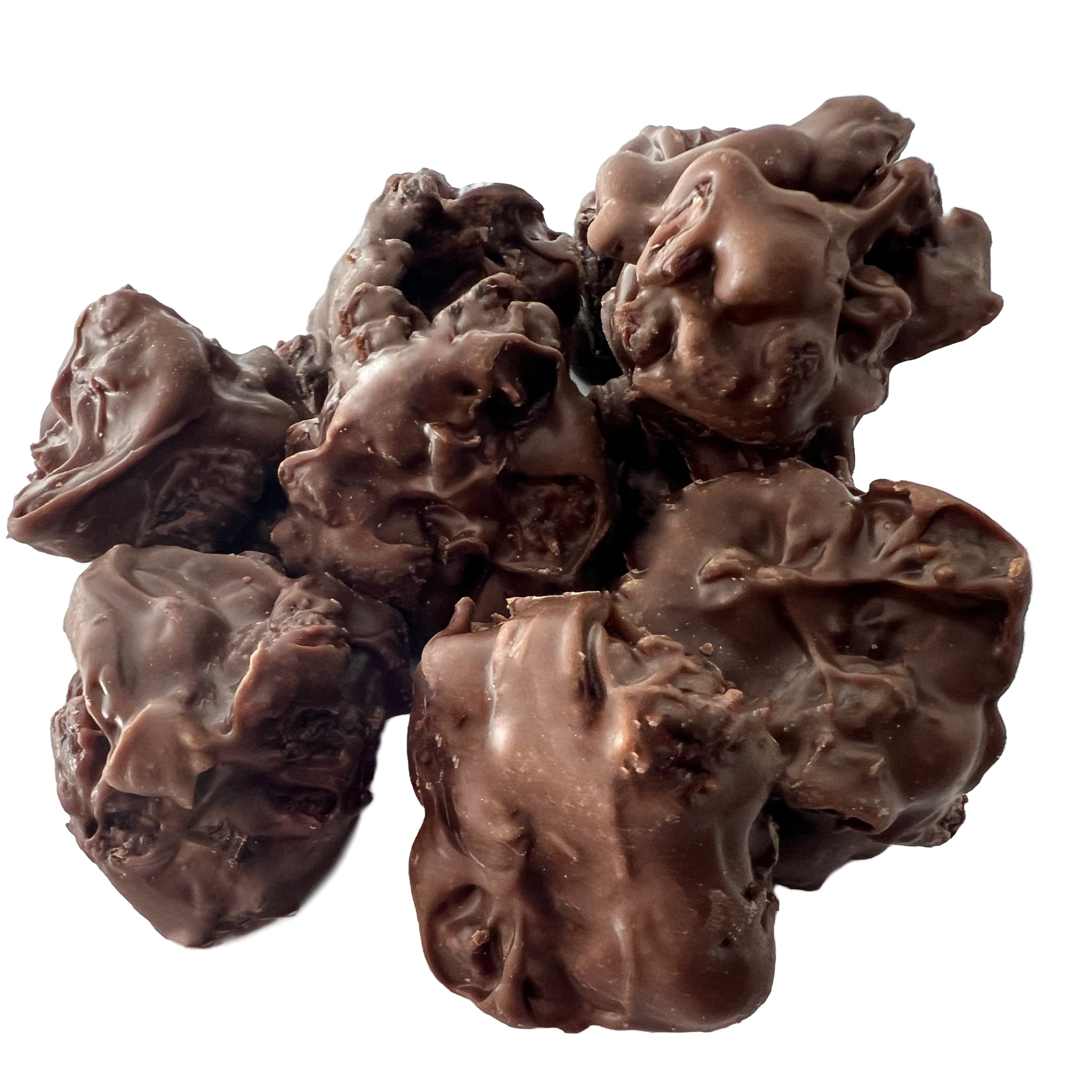 raisins  clusters covered in milk chocolate 