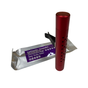 Red Cylinder Car Vent Essential Oil Diffuser - #original_alt_text#