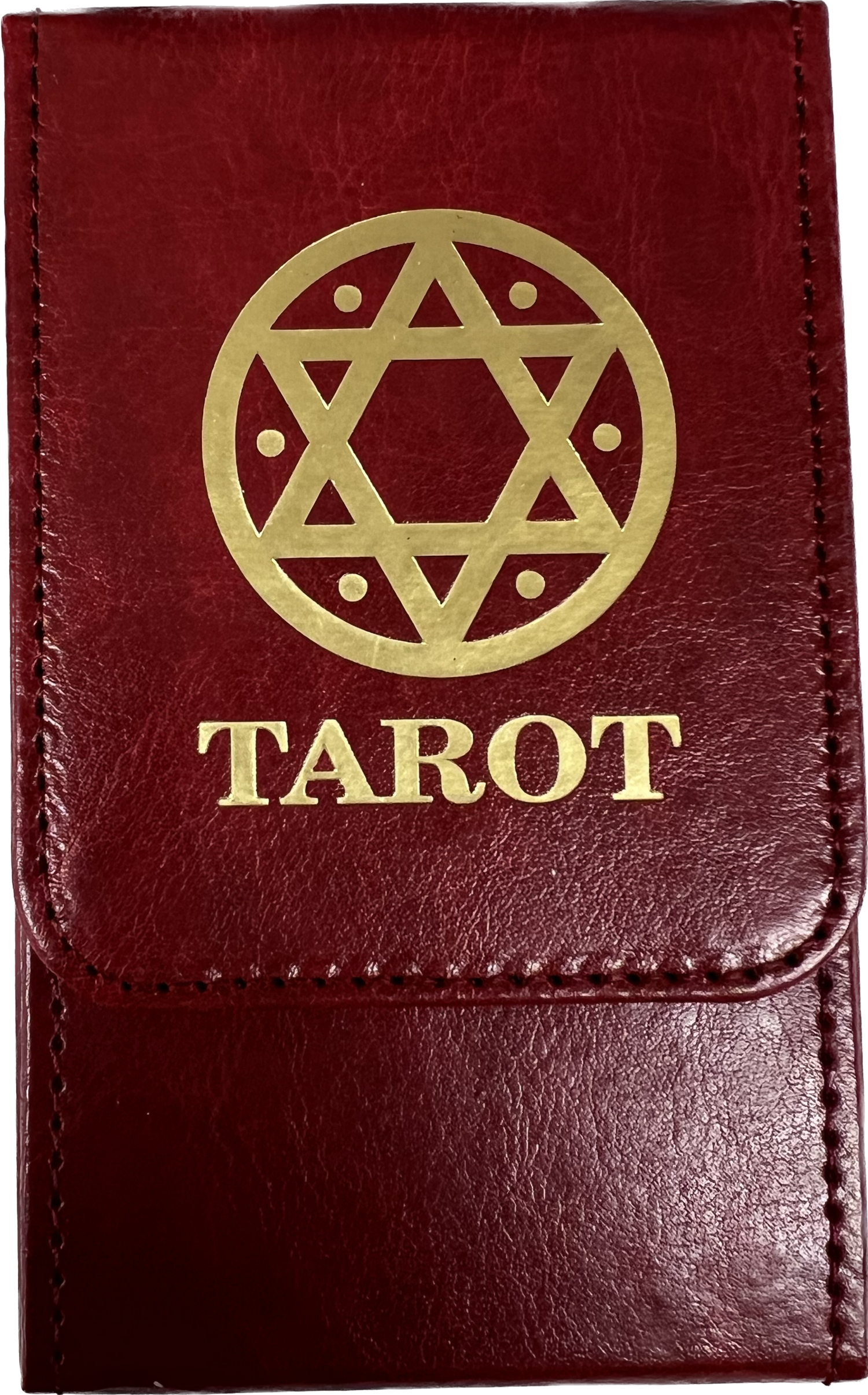 Red Tarot Card Storage Box - 