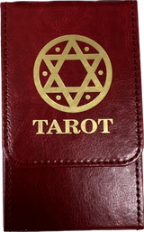 Red Tarot Card Storage Box - 