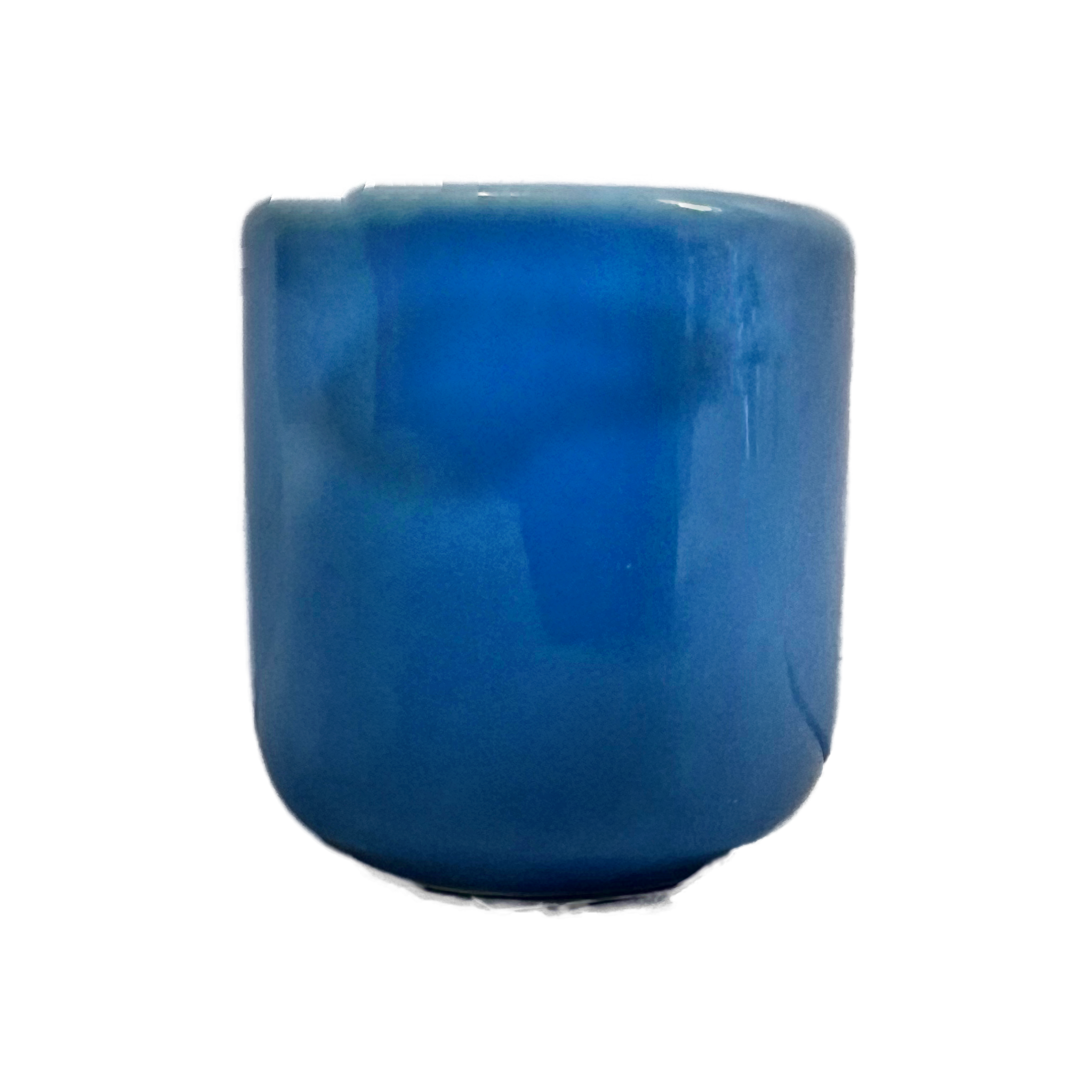 Light Blue Ceramic Ritual Candle Holder